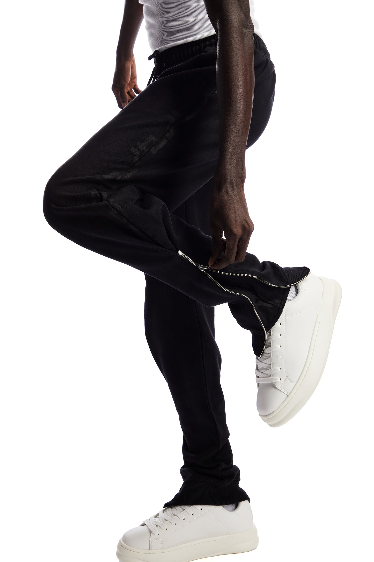 Black on Black Joggers