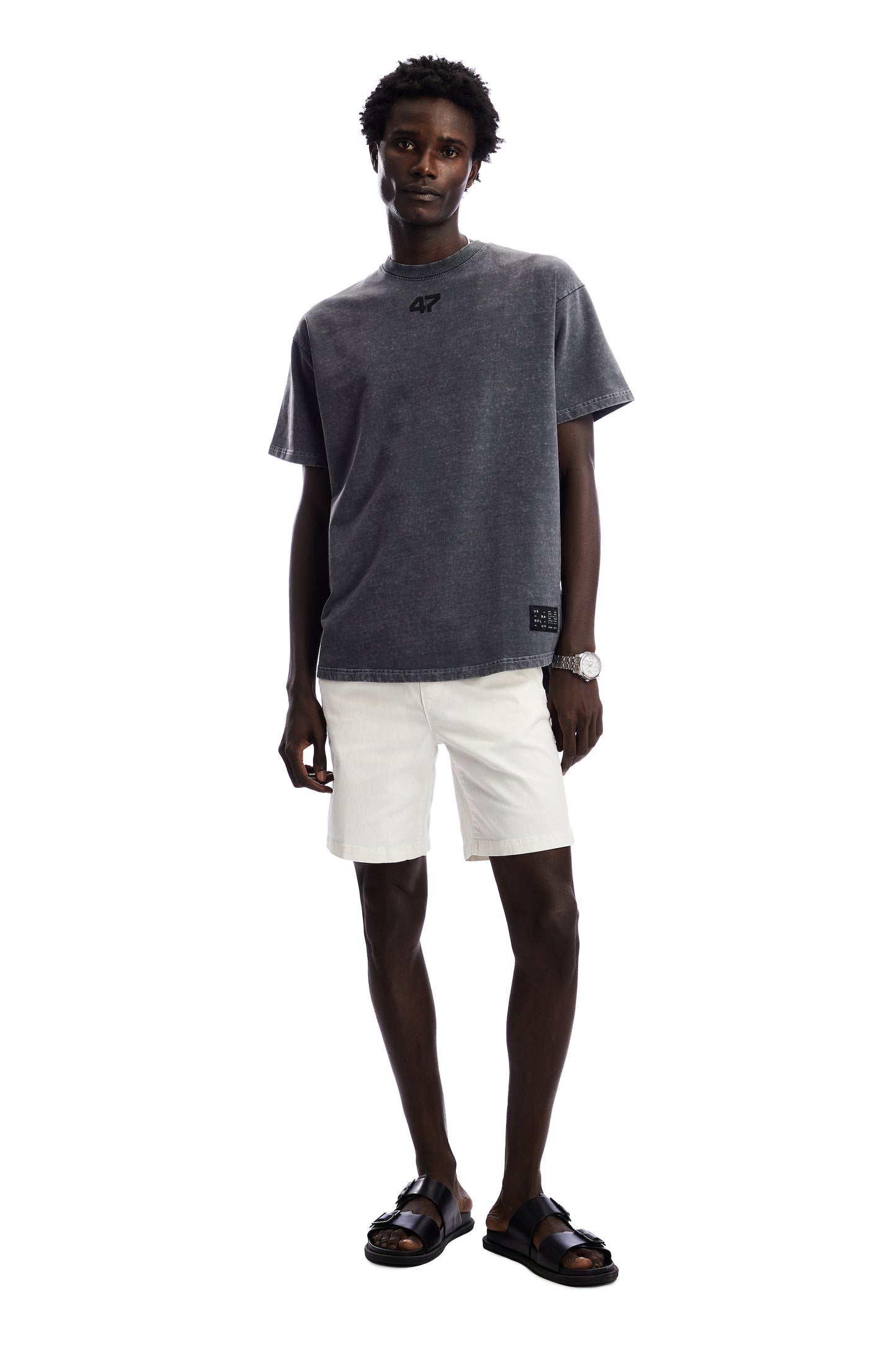 Jersey of Life Charcoal Stone Washed