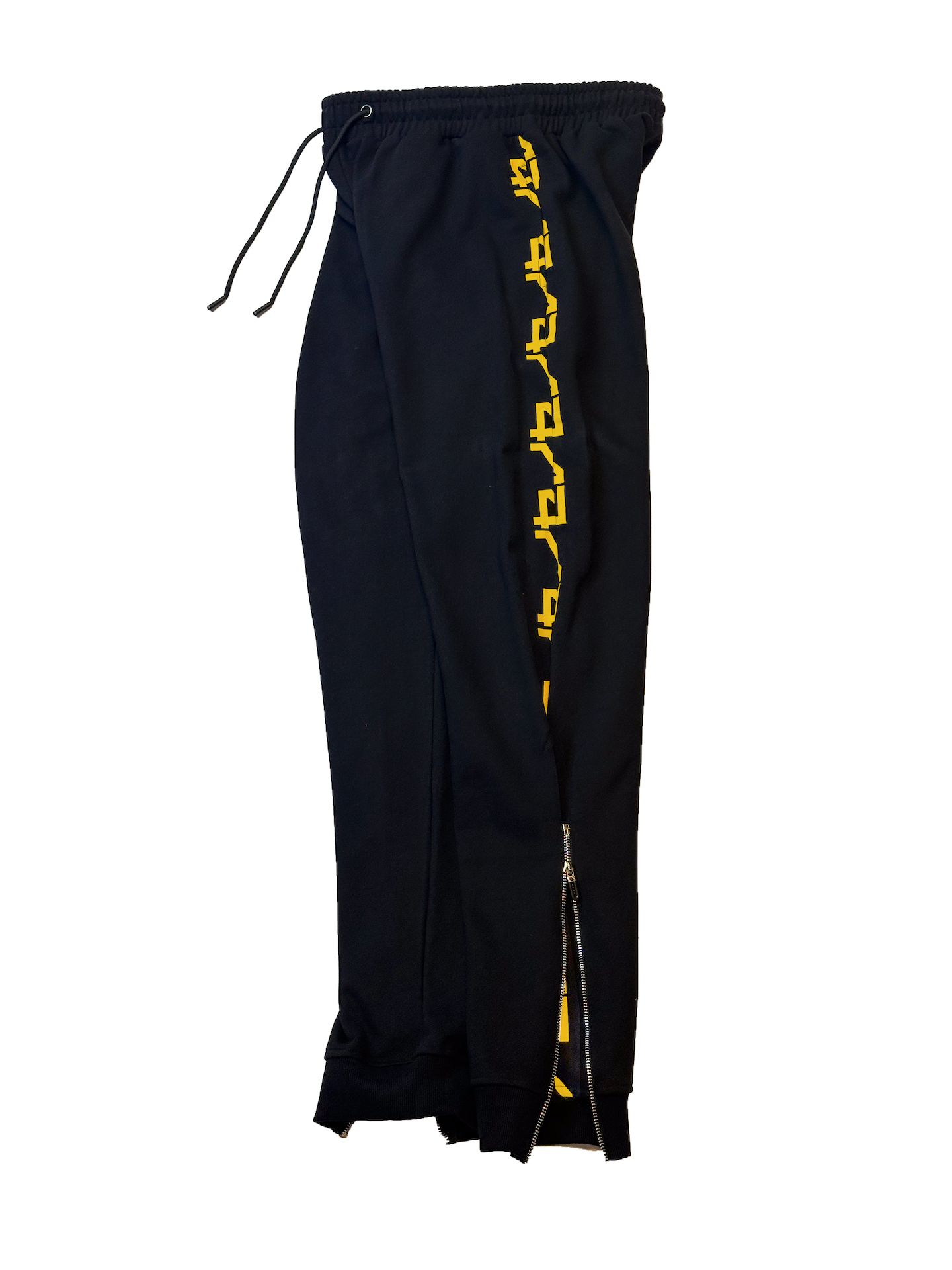 Yellow on Black Joggers