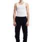 White on Black Joggers