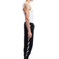 White on Black Joggers