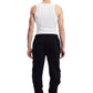 White on Black Joggers